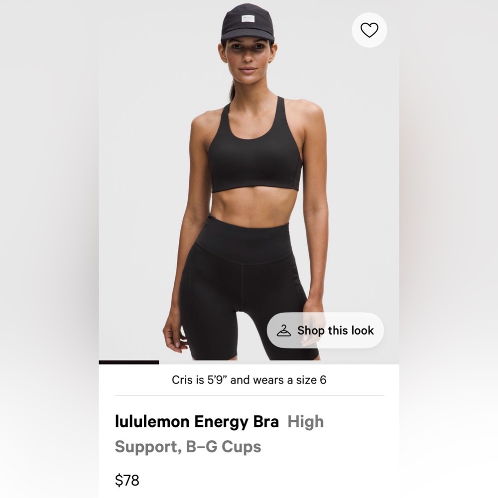Lululemon Energy Bra